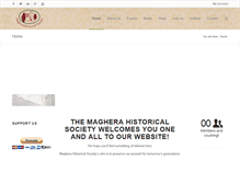 Tablet Screenshot of magherahistoricalsociety.org